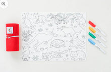 Load image into Gallery viewer, Scribble Mat - Baby Australian Animals