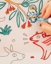 Load image into Gallery viewer, Scribble Mat - Baby Australian Animals