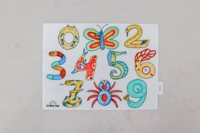 Mini Number Fun Reusable Scribble Mat