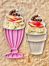 Load image into Gallery viewer, Large Icecream Cone Sensory Tray (2 piece)