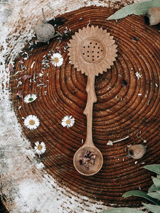 Sunflower Slotted Duo Spoon