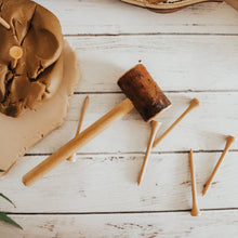 Load image into Gallery viewer, Set 10 Wooden Nails