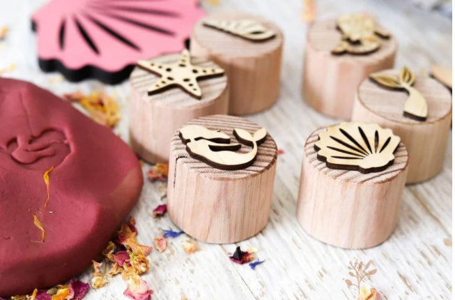 Wood Stamper - MERMAID