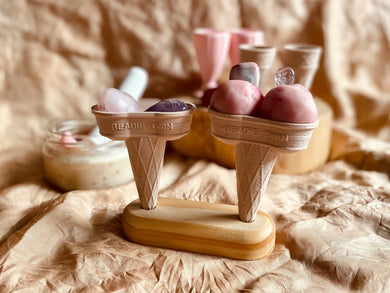 Wooden Icecream Cone Holder (2 hole)